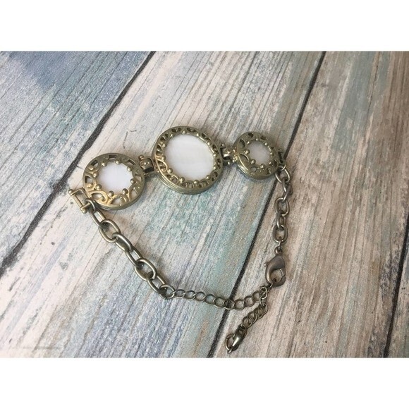 Vintage Bracelet with White Accents - Picture 1 of 2